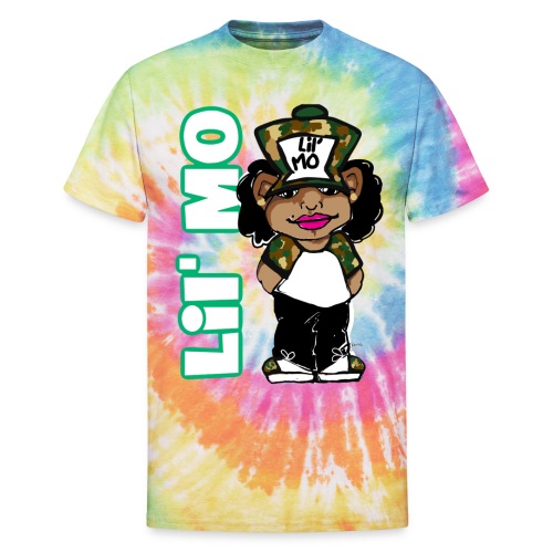 Camo Lil Mo' - Unisex Tie Dye T-Shirt