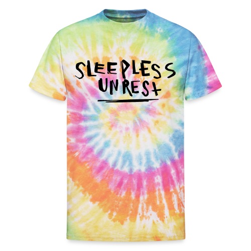 SLEEPLESS BLACK - Unisex Tie Dye T-Shirt