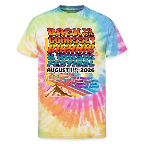 2026 Cohasset Bazaar & Music Festival - Unisex Tie Dye T-Shirt