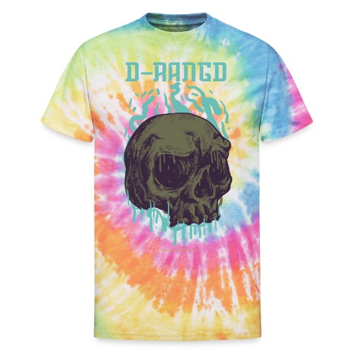 D-RaNGD Melting Skull Logo - Unisex Tie Dye T-Shirt