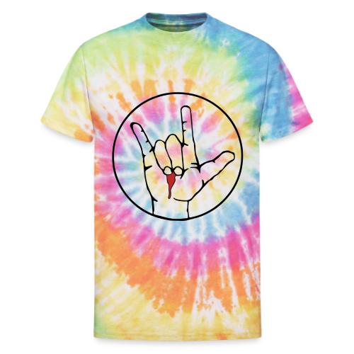 Jesus loves you - Unisex Tie Dye T-Shirt