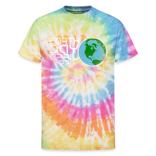 Grunge Earth Day Apr 22 Design - Unisex Tie Dye T-Shirt