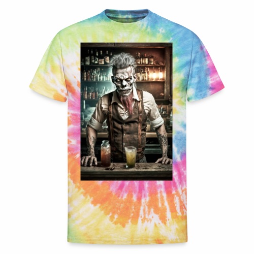 Zombie Bartender 02: Zombies In Everyday Life - Unisex Tie Dye T-Shirt