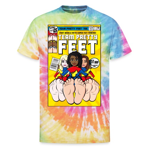 TEAM PRETTY FEET Comic Cover (Variant Edition 1) - Unisex Tie Dye T-Shirt