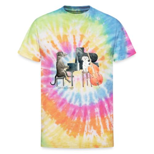 Cadbury+Zack Jazz Duo - Unisex Tie Dye T-Shirt