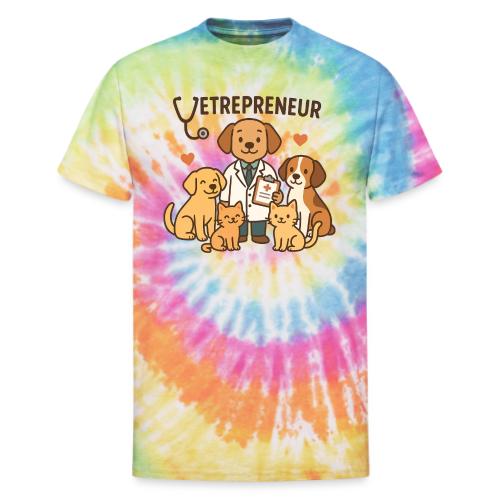 Calling the Doggie Doctor! - Unisex Tie Dye T-Shirt