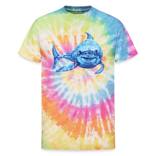 sharp shark - Unisex Tie Dye T-Shirt