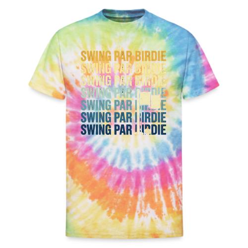 Tee Time Dad - Golf Dad Gift Tee - Unisex Tie Dye T-Shirt