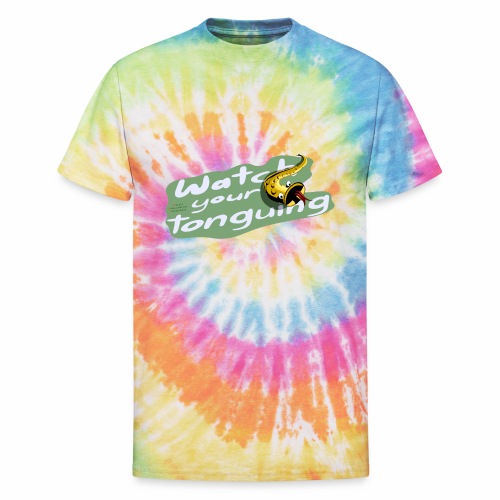 Saxophone players: Watch your tonguing!! green - Unisex Tie Dye T-Shirt
