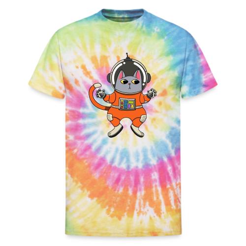 Astro Cat - Unisex Tie Dye T-Shirt