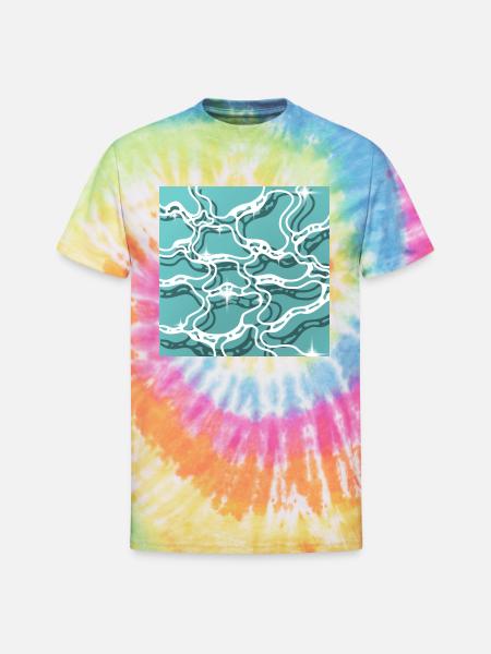 Water - Unisex Tie Dye T-Shirt - rainbow