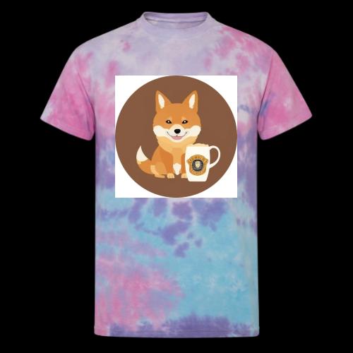 Doggo with Beer - Unisex Tie Dye T-Shirt