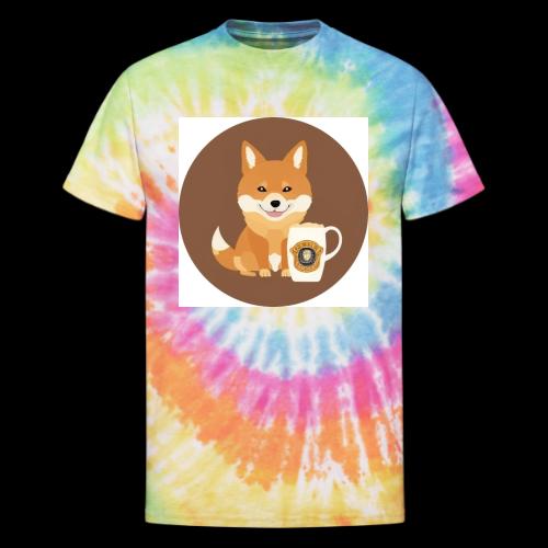 Doggo with Beer - Unisex Tie Dye T-Shirt