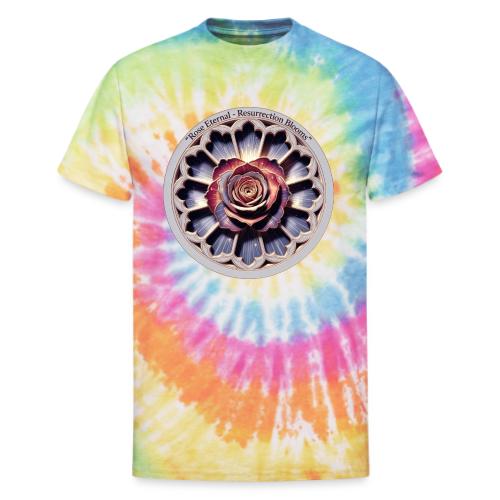 Easter Rose Resurrection T Shirt, Spring Gift - Unisex Tie Dye T-Shirt