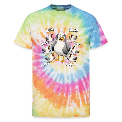 Seagull Mom Chaos - Unisex Tie Dye T-Shirt
