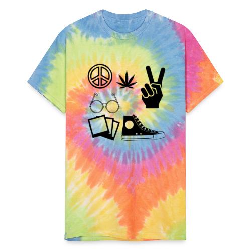 hippie - Unisex Tie Dye T-Shirt