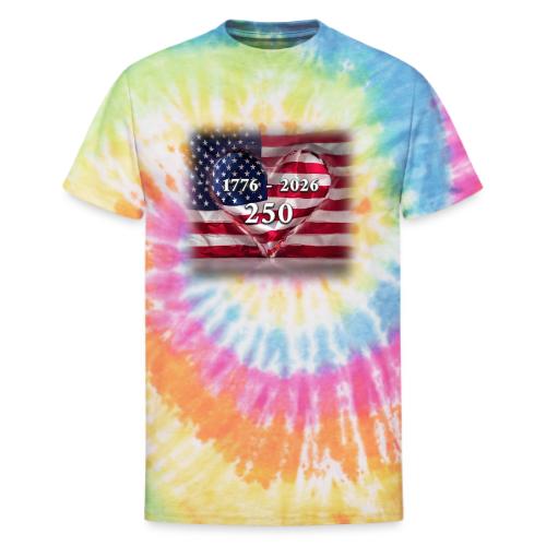 1776-2026 | 250 Years USA - Unisex Tie Dye T-Shirt