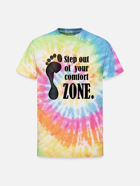 MOTIVATIONAL QUOTE - Unisex Tie Dye T-Shirt - rainbow