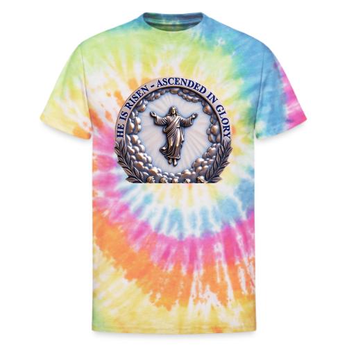 He Is Risen Ascended In Glory T Shirt, Gift - Unisex Tie Dye T-Shirt