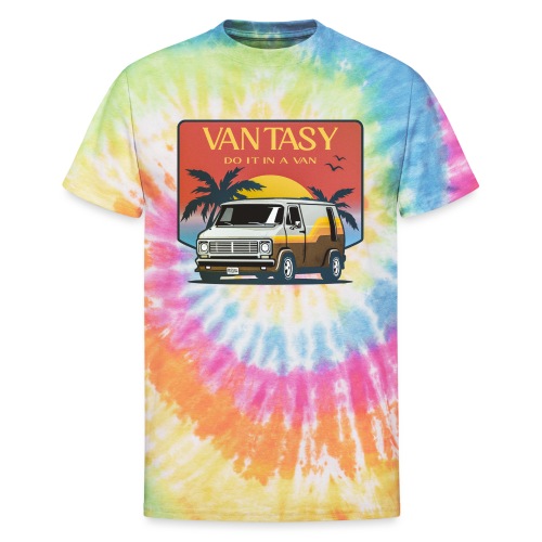 Vantasy - Unisex Tie Dye T-Shirt