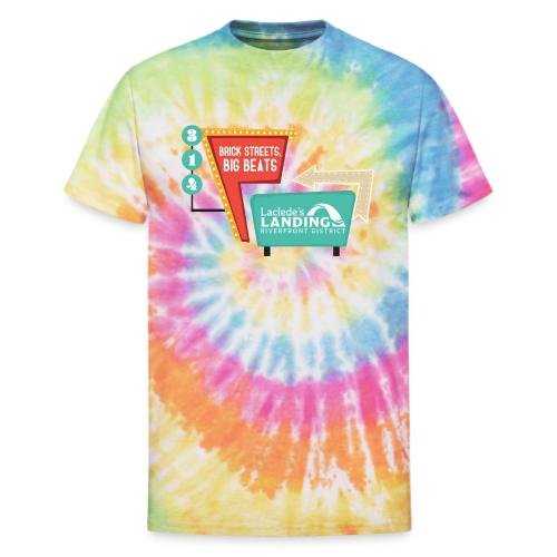 Brick Streets, Big Beats Light - Unisex Tie Dye T-Shirt
