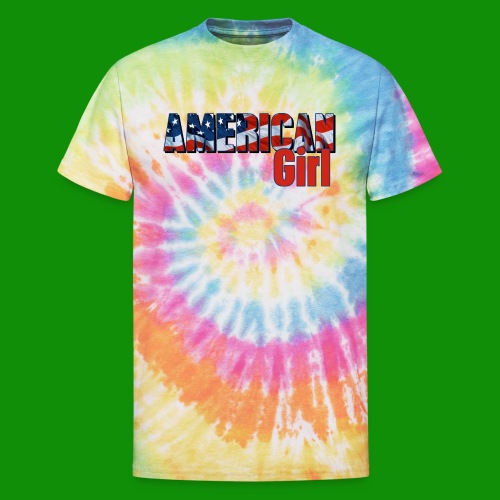 AMERICAN GIRL - Unisex Tie Dye T-Shirt