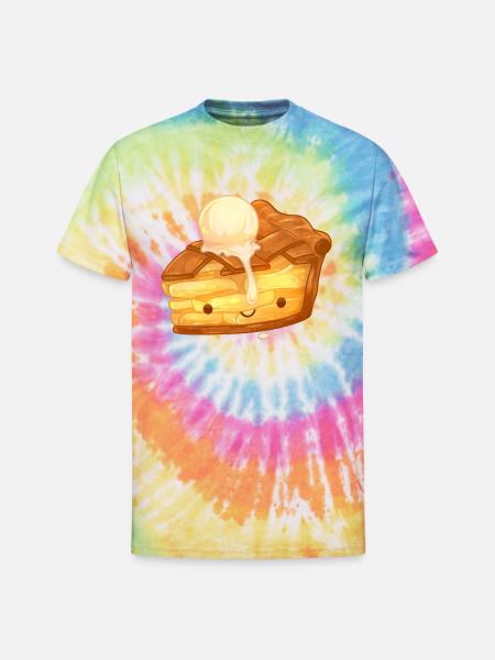 Apple Pie - Unisex Tie Dye T-Shirt - rainbow