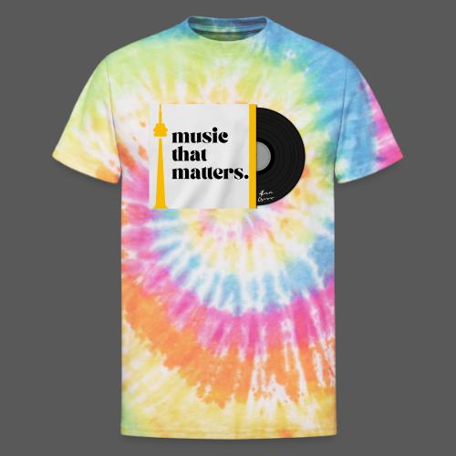 MUSIC THAT MATTERS #4 - ALAN CROSS - Unisex Tie Dye T-Shirt
