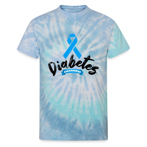 Diabetes Awareness - Unisex Tie Dye T-Shirt