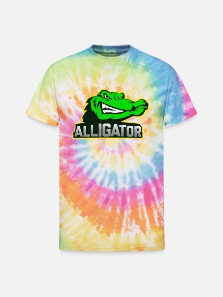 Alligator lovers - Unisex Tie Dye T-Shirt - rainbow