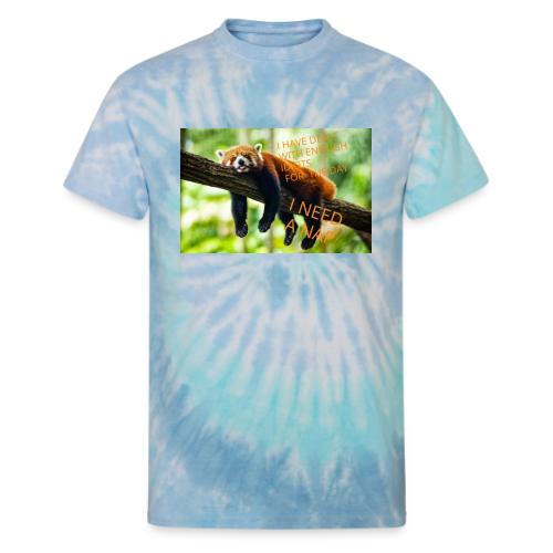 Fox napping meme - Unisex Tie Dye T-Shirt