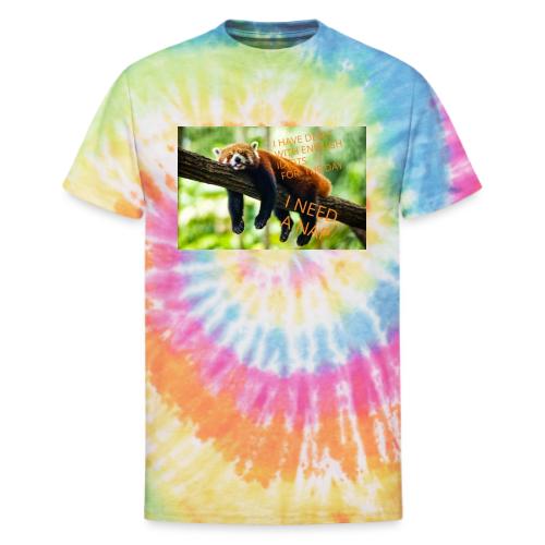 Fox napping meme - Unisex Tie Dye T-Shirt