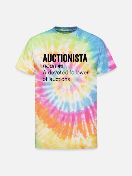 Auctionista definition - Unisex Tie Dye T-Shirt - rainbow