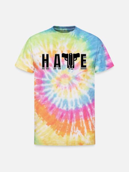 HATE GUNS - Unisex Tie Dye T-Shirt - rainbow