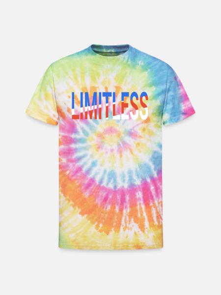 Limitless - Unisex Tie Dye T-Shirt - rainbow