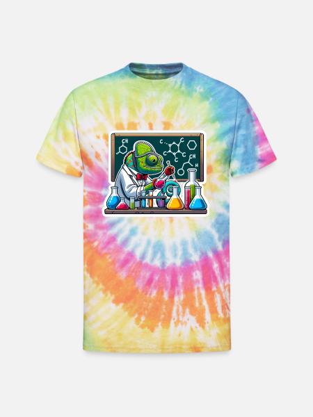 Chemical Chameleon - Unisex Tie Dye T-Shirt - rainbow