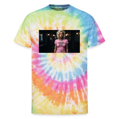 **Smoke Pot Pink Rebel Tee** - Unisex Tie Dye T-Shirt