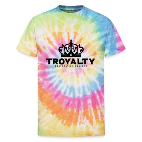 RO Troyalty Letterpress Mark - Unisex Tie Dye T-Shirt