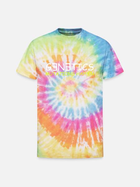 Genetics Mutations Happen - Unisex Tie Dye T-Shirt - rainbow
