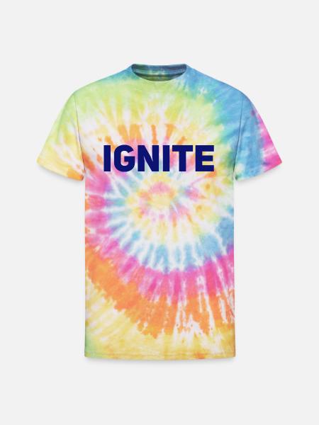 Ignite - Unisex Tie Dye T-Shirt - rainbow