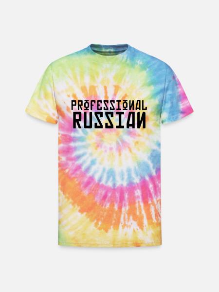 FPS Russia Professional Russian MP Long Sleeve Shi - Unisex Tie Dye T-Shirt - rainbow