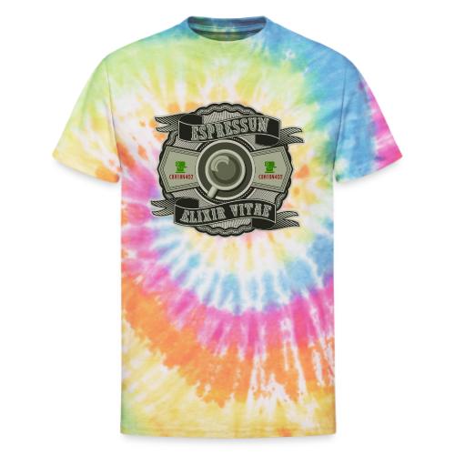 Esspressum Elixir Vitae - Unisex Tie Dye T-Shirt