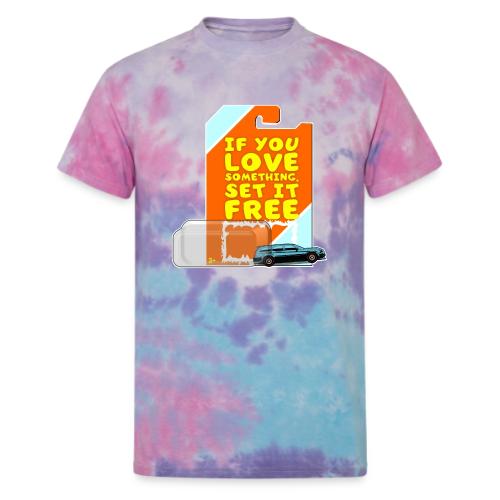 Set It Free Diecast Car Collector 1:64 Scale Gift - Unisex Tie Dye T-Shirt