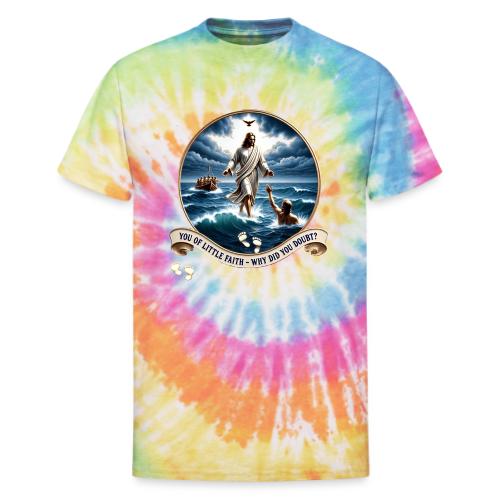 Walking On Water Faith T Shirt, Christian Miracle - Unisex Tie Dye T-Shirt
