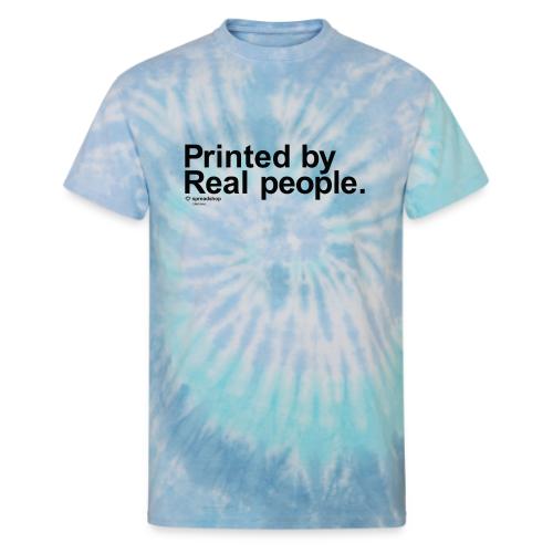 Printed in black - Unisex Tie Dye T-Shirt