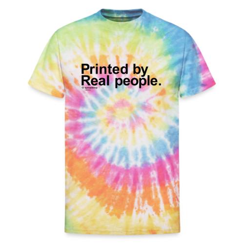 Printed in black - Unisex Tie Dye T-Shirt