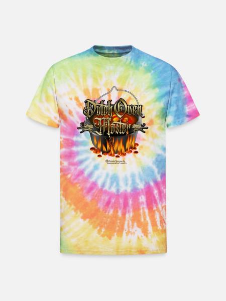 Dutch Oven Master - Unisex Tie Dye T-Shirt - rainbow