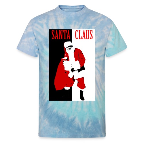 Santa Gangster - Unisex Tie Dye T-Shirt