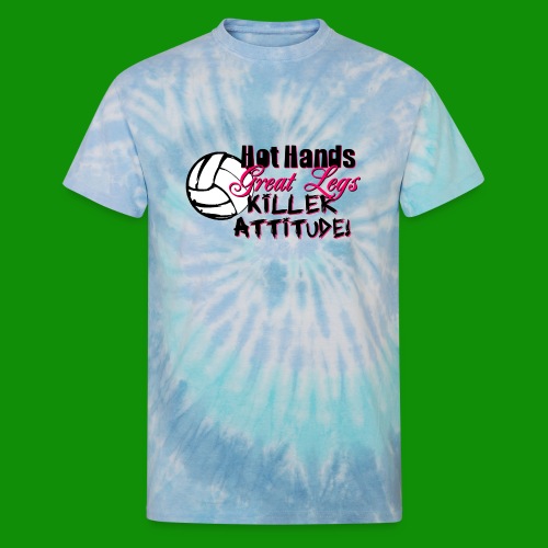 Hot Hands Volleyball - Unisex Tie Dye T-Shirt