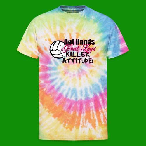 Hot Hands Volleyball - Unisex Tie Dye T-Shirt